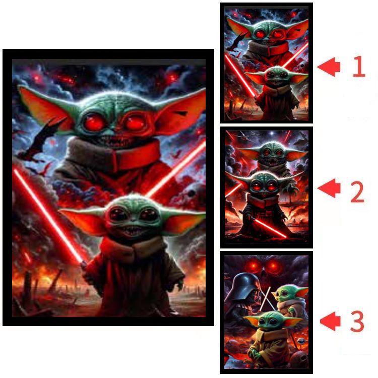 Hello Kitty & One Piece 3D Lentikulärt Pokemon-affisch