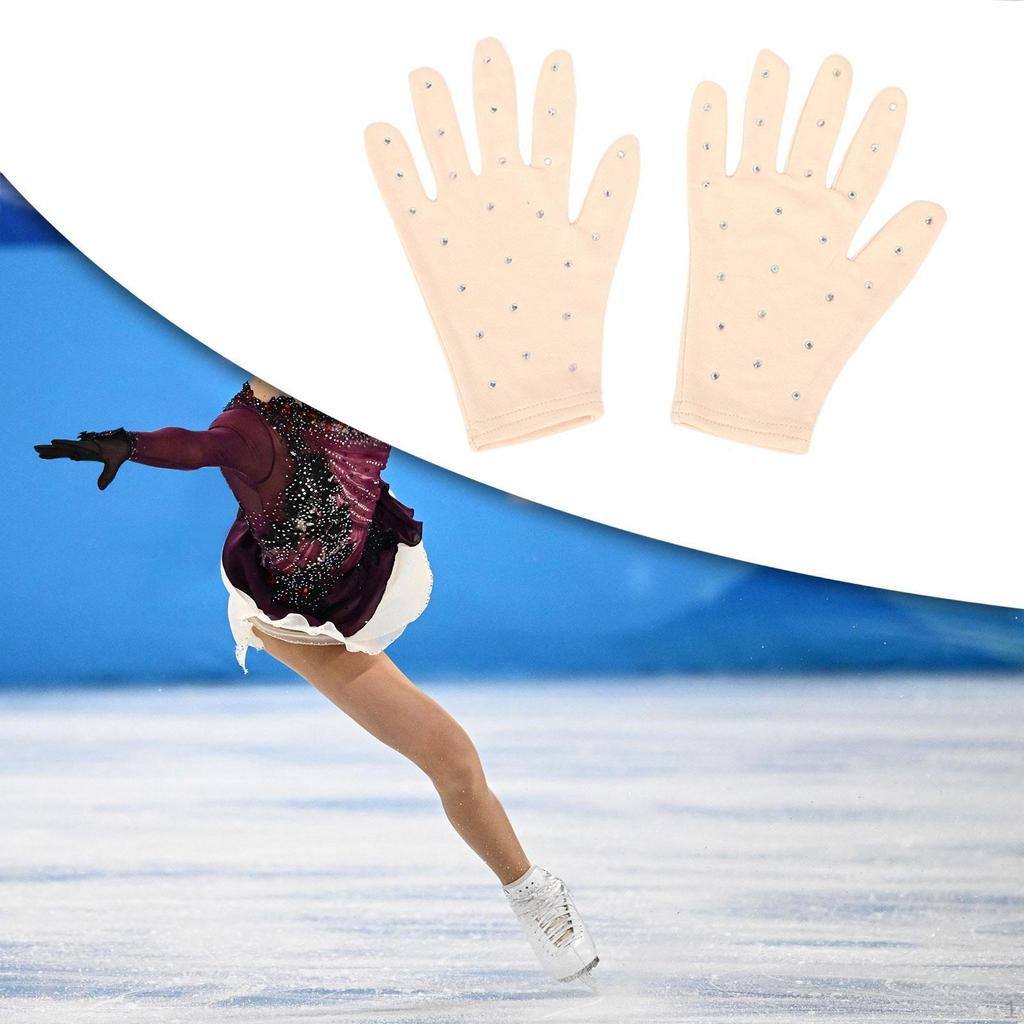 Figure Skating Competition Gloves Ice Comfortable Portable Fashion Versatile