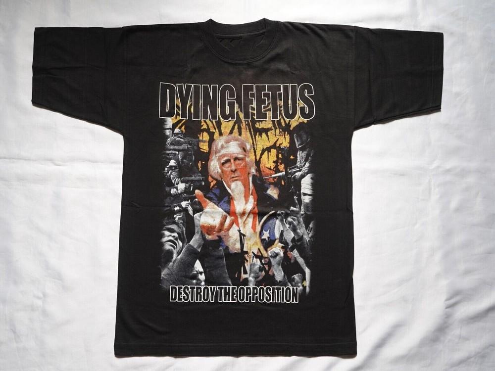 DYING FETUS - Destroy the opposition T-shirt Unisex Cotton tee All Sizes BO1338 Unisex T-Shirt XXXL