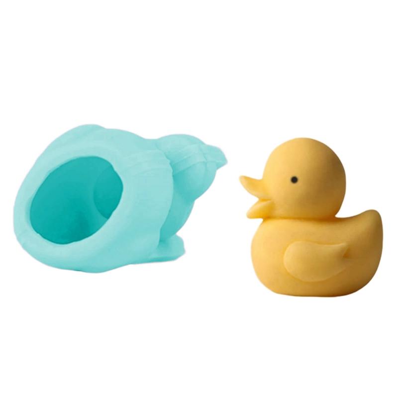 Duck Figurine Silicone Candle Molds for Epoxy Resin Making Candle Soap Candy Cake 3D Duck Fondant Molds Chocolate Molds