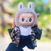 For 17cm Labubu Doll Clothes Fashion Clothes Kimono Doll Clothes Color Match Dresses Dolls Accessories Cute Decoration Little Clothes