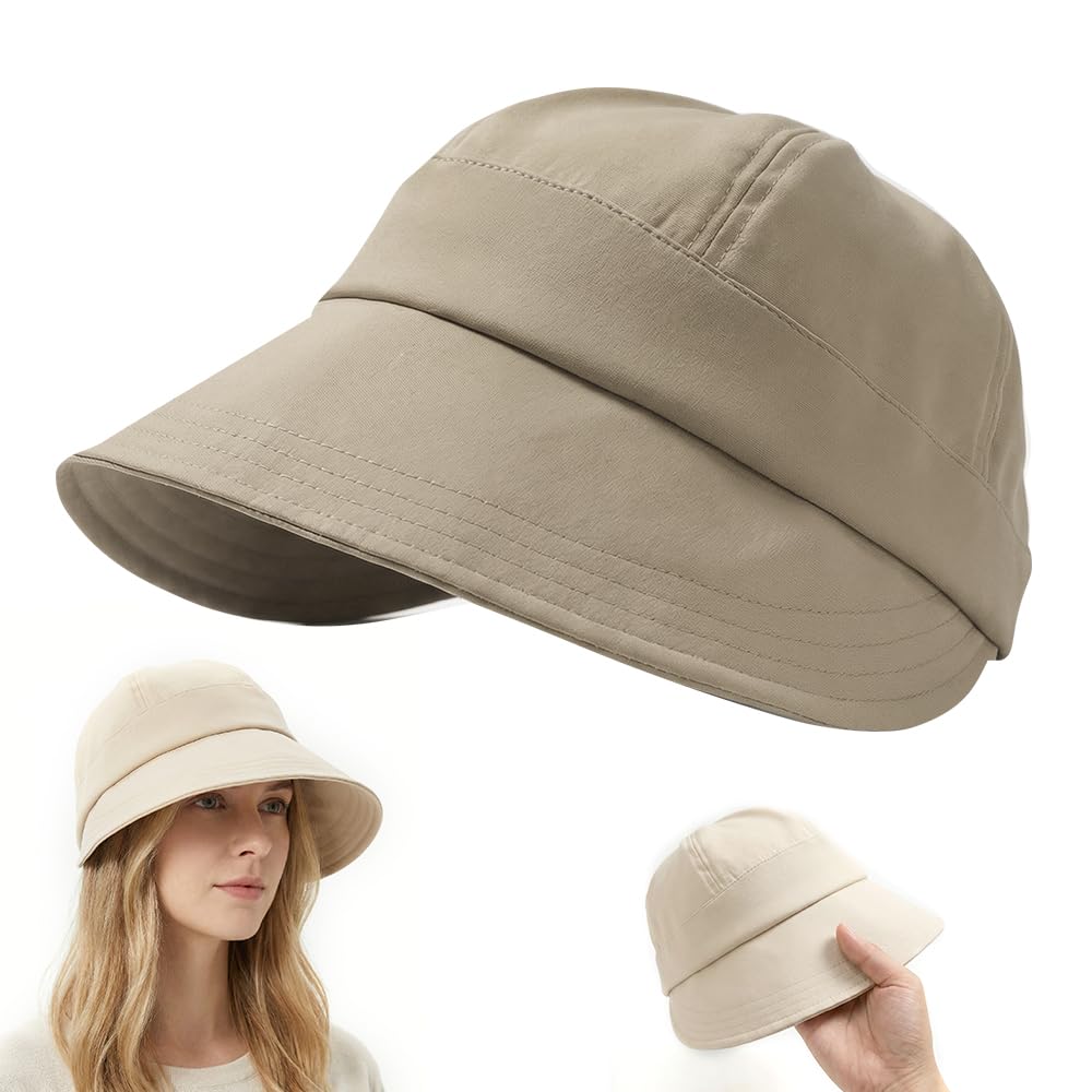

Adjustable Sun Baseball Lightweight Wide Brim Hat for Hiking Outdoor Activities Unisex Hat One Size хаки