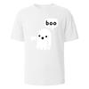 BOO Funny Street Printing Tshirt for Unisex Wowen Cotton Summer Breathable ShortSleeved Basic Tops Oneck Oversize Tees