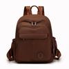 Schoolbag Ladies Casual Versatile Small Backpack 1011 New Solid Color Simple and Lightweight Travel Commuter Student Practical School Bag