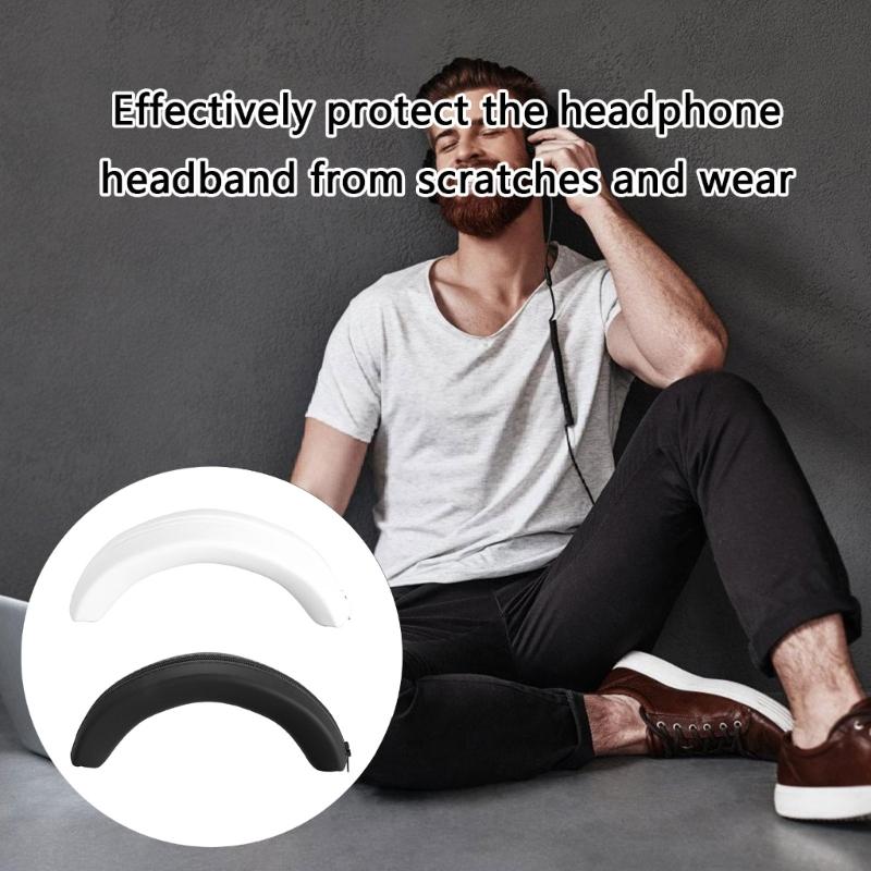 Universal Headsets Protector Soft Silicone Headband Cushion Replacement Headphone Headgear Cover for Cloud II III