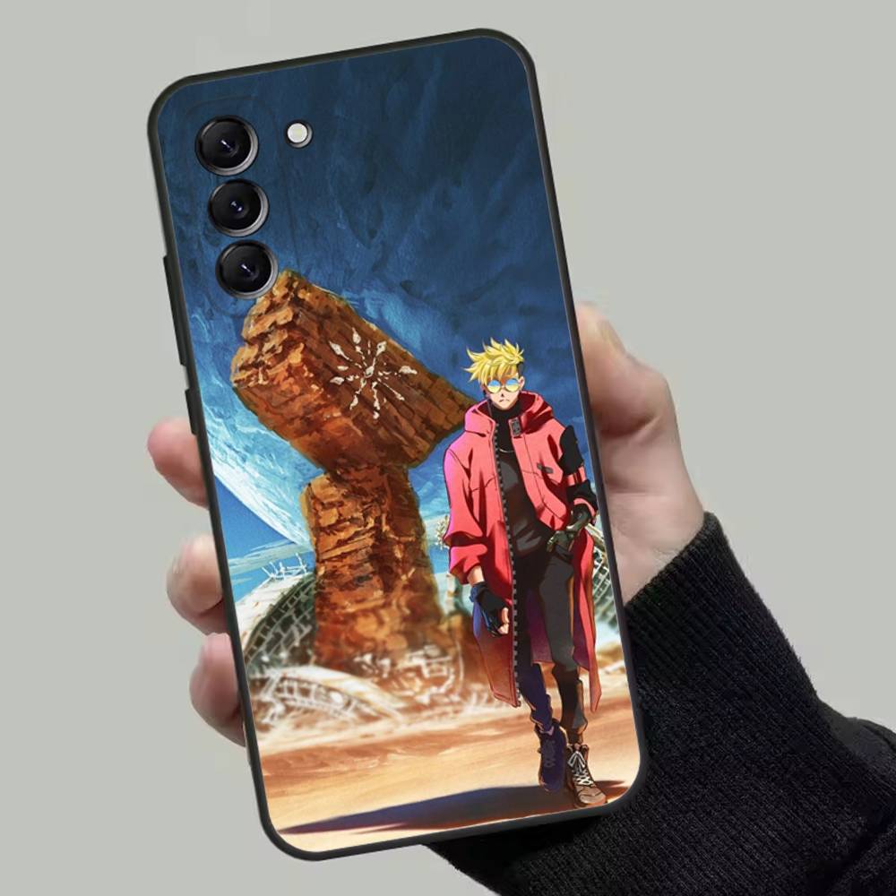 TRIGUN STAMPEDE Phone Case For Samsung Galaxy A13,A21s,A22,A31,A32,A52,A53,A71,A80,Soft Black Shell
