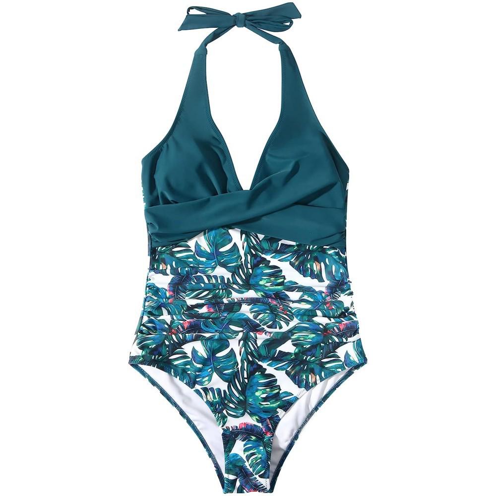2024 European & American Chic Backless Slimming One-Piece Swimsuit for Women