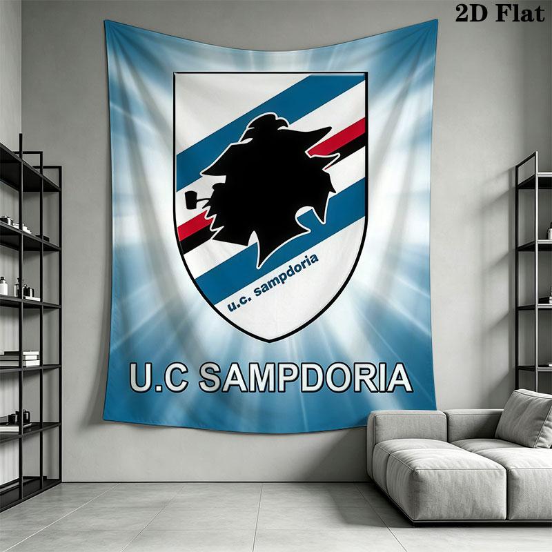 U.C. Sampdoria Wall Hanging Printed Fabric Blanket Decorative Tapestries for Bedroom Living Room Home Decor