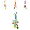 Skk New Animal Wind Chime Bed Hanging Pushchair Pendant With Bell Teether Plush Toy Manufacturer Supply