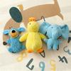Cute Interactive Plush Toy Ultra Fine Fiber Ball Squeaks Safe and Bite Resistant Suitable for Small and Medium-sized Dogs To Accompany Grinding Toys