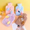 Winter Cute Cartoon Student Plush Cover Hot Compress Belly Warmer Hand Warmer Water-Filled Hot Water Bag