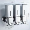 Wall-Mounted Retractable Manual Soap Dispenser for Hotel Bathrooms