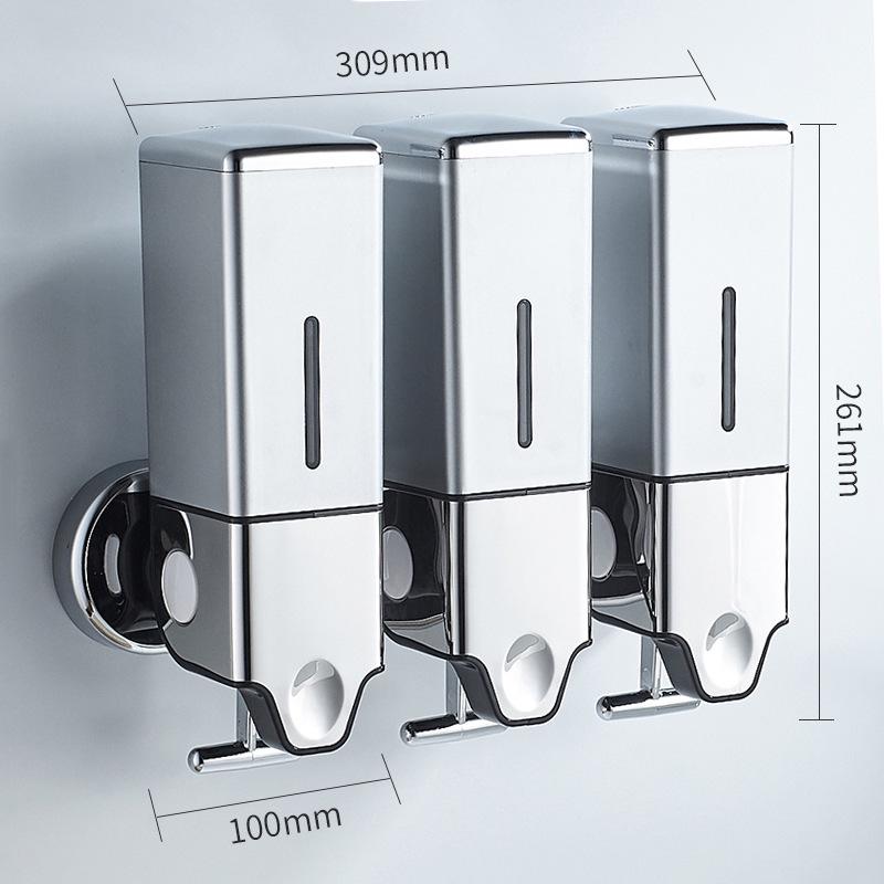 Wall-Mounted Retractable Manual Soap Dispenser for Hotel Bathrooms