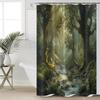 Creek Forest Shower Curtain - Natural style bathroom decoration, suitable for those who like pastoral and forest style design