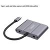 ONTEN UC316 Type-C to Dual HDMI Video Capture Card Audio Input Output Adapter