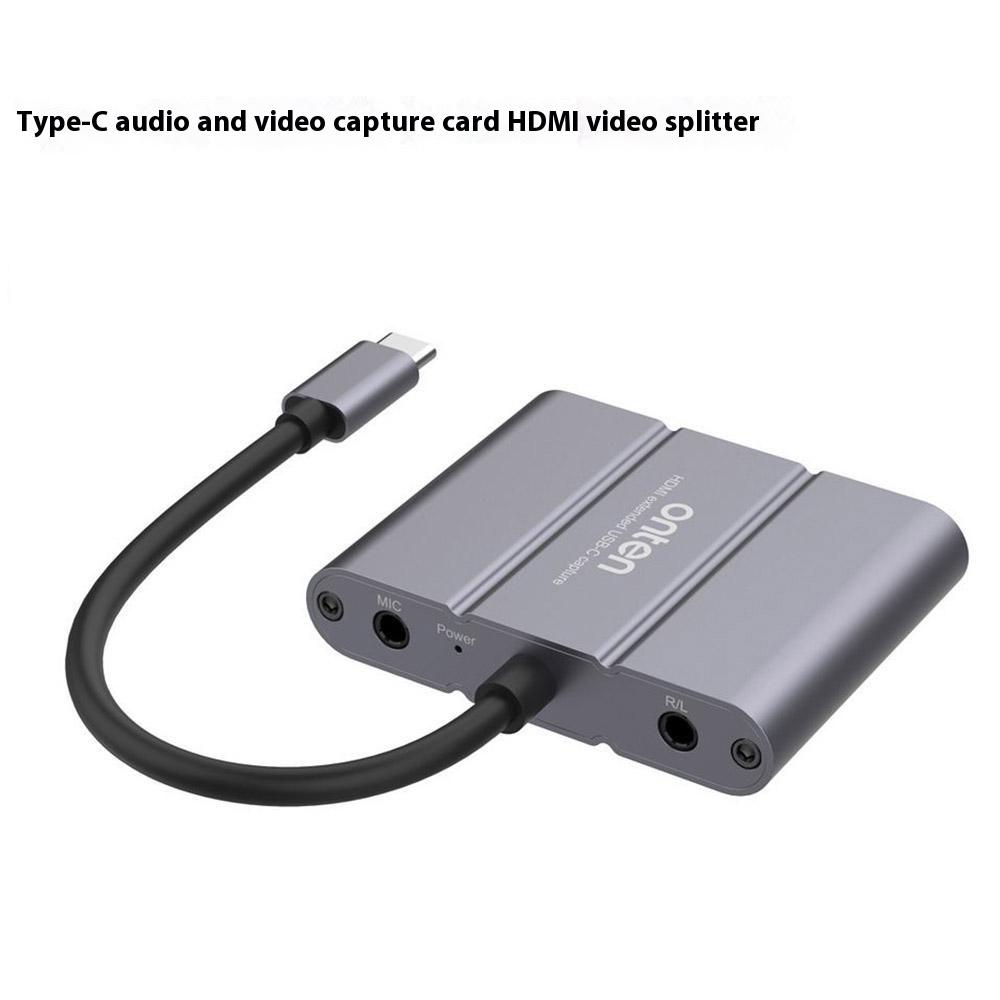 ONTEN UC316 Type-C to Dual HDMI Video Capture Card Audio Input Output Adapter