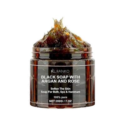 Rare Beauty Sapone del Marocco Sapone Nero Marocchino Scrub Corpo Marocco Saponetta Nera Dispenser Sapone Nero Bagno
