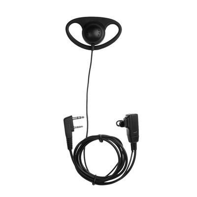 Walkie-talkie D-type Headphones Hands-free Iron Clip Ptt Headset Compatible For Baofeng 666s 888s