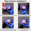 Drill Bit Sharpener with Grinding Wheel - Manual Grinding Tool for Quick Reshaping of Metal & Masonry Bits, DIY Sharpening Kit