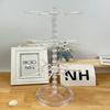 Rotating Design Keychain Hanging Rack Multi-layer Rotatable Rack Display Rack  Small Items Display