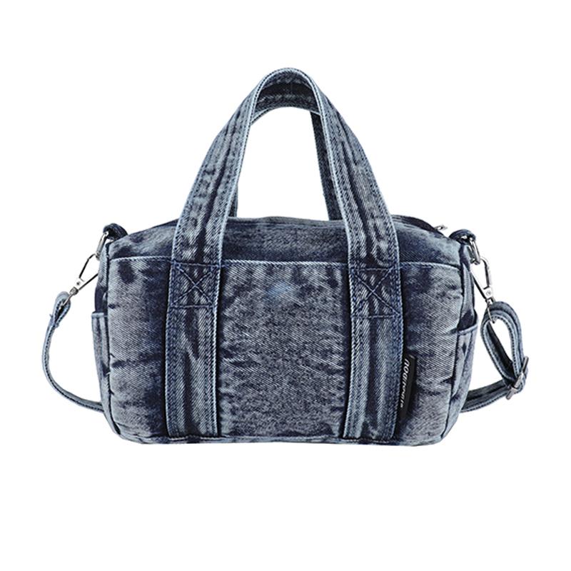 

Джинсовая сумка Женская сумка через плечо Сумка для мамы Большая вместимость Сумка кроссбоди темно-синий