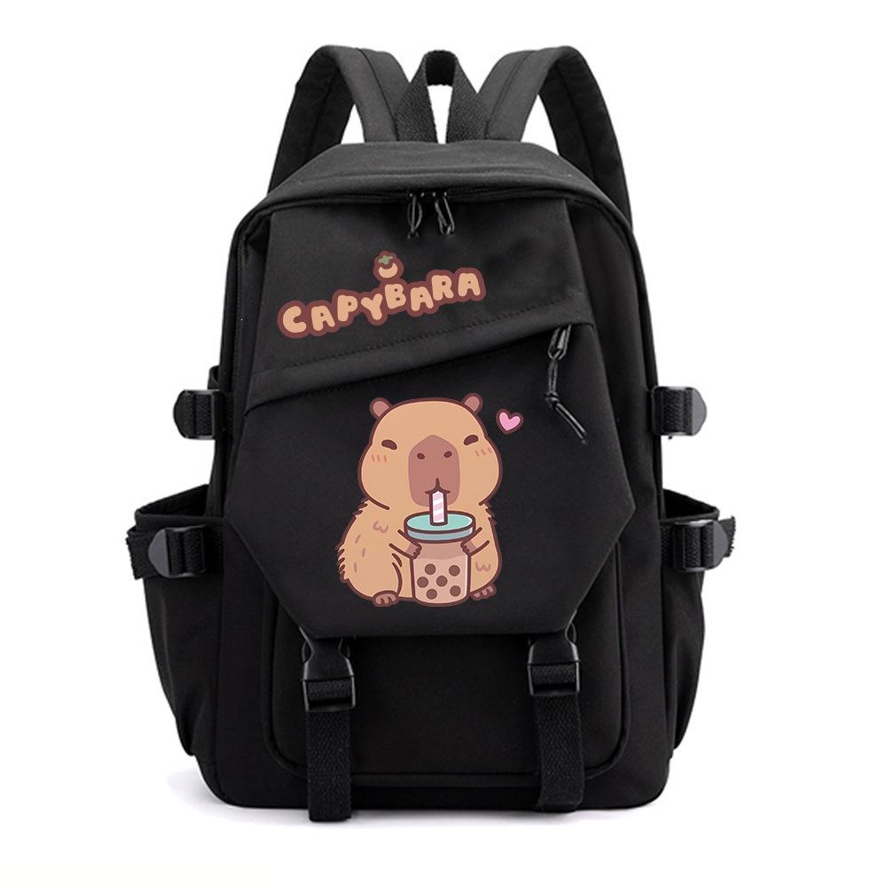 School Season Capybara School Bag Male Female Student Travel Study Backpack