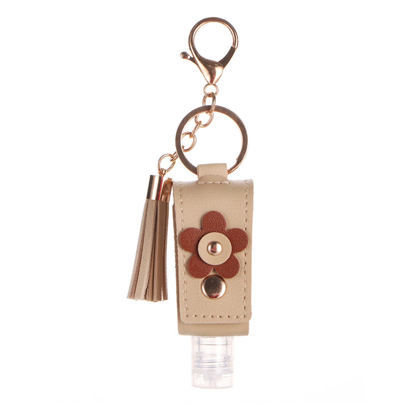 

Портативная бутылка-сжиматель пустая герметичная дорожная бутылка с держателем-брелком для дезинфицирующего средства для рук, шампуня с эфирным маслом хаки