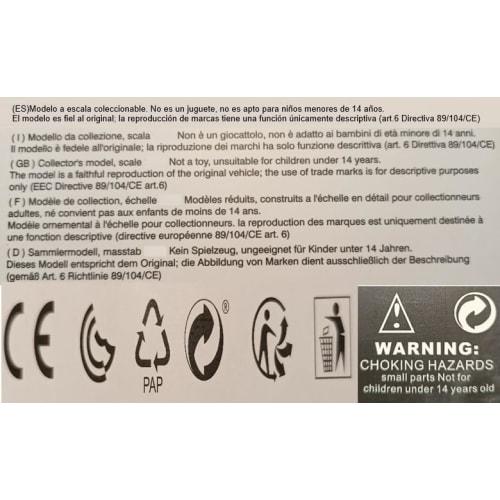 Spark 1/43 Datsun Violet GT 1982 Safari Rally Winner #1 S.Mehta/M.Doughty