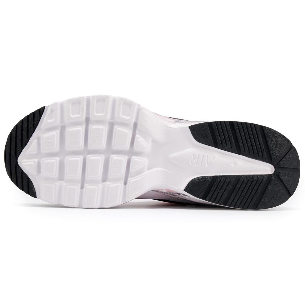 Nike Air Max Fusion Slip Resistant Abrasion Resistant Low Top Casual Running Shoes Women's Black Pink Gray CJ1671-100(Team98-)