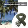 Portable Garden Outdoor Thickened Nylon Rope Hammock Indoor Mesh Hammock Portable Simple Hammock Swing Chair