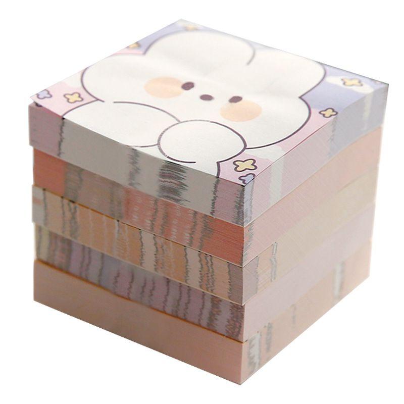 Memo 100sheets Sticky Pad Message Notes Decorative Notepad Supplies Stationery