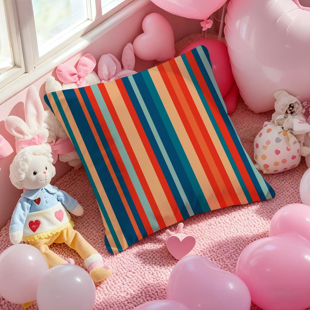 Modern color Mia style geometric pattern Cushion Pattern Printed Pillowcase for Living Room Sofa Cushion Cover & Bedroom Decor