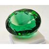 Oval Cut Green Color Colombian Emerald 60 Ct Fabulous Certified Loose Gemstone