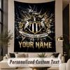 Custom Text Tapestry Newcastle United FC Print Wall Tapestry Indoor Living Room Wall Decor
