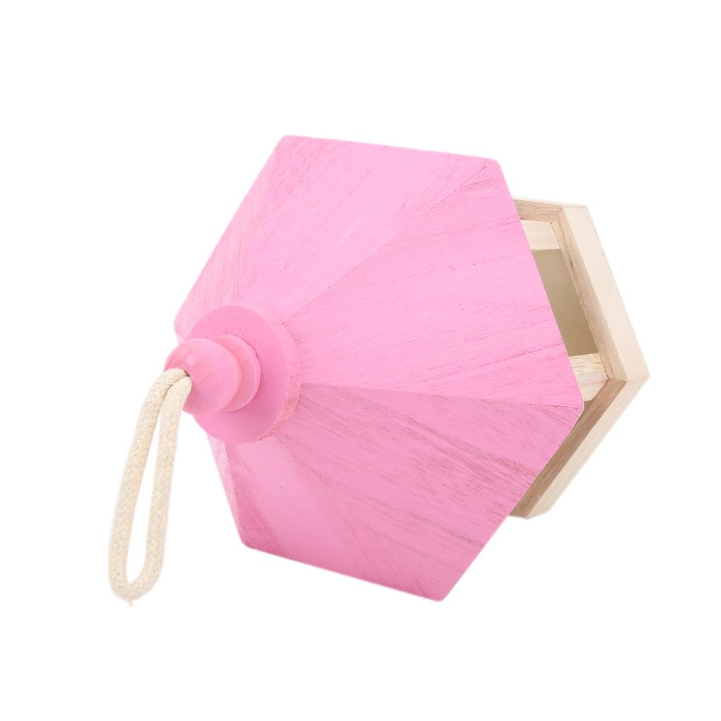 Holz Vogelhaus Handgemacht Outdoor Fütterer für Papageien Vogelhaus Futterspender mit Dach