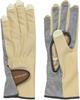 Dunlop DUNLOP Tennis Ladies Gloves Hole TGG0118W Beige S (Nail-through, Palm-side Type) (Both Hands)