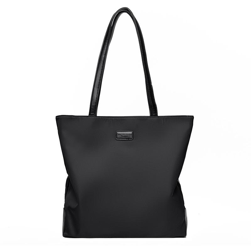 

Женская сумка Нейлоновая женская сумка Городская простая сумка через плечо Портативная сумка большой вместимости чёрный