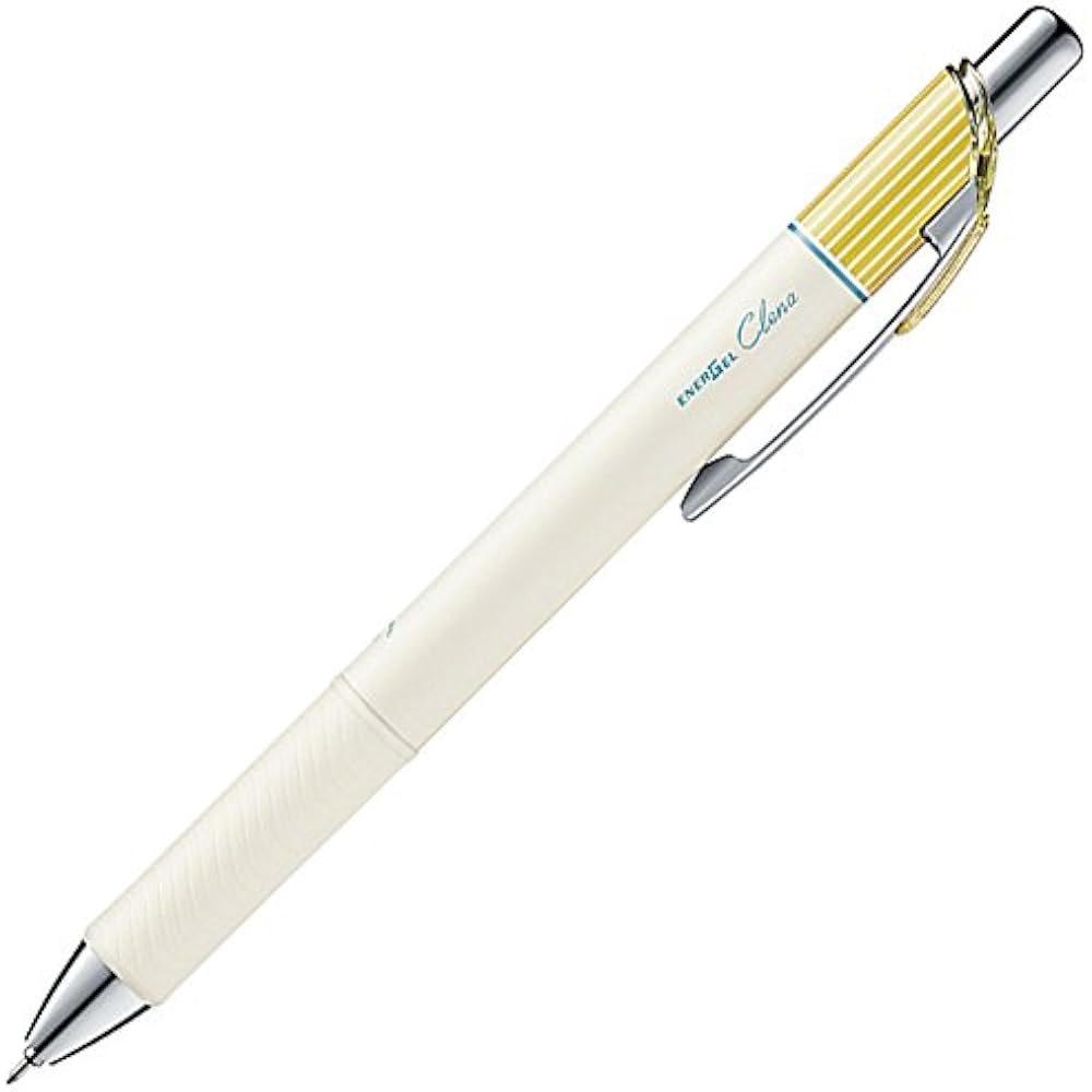 Pentel Ballpoint Pen Gel Ink Gel Crena 0.4mm Mimosa Yellow Shaft BLN74LG-A Black 10