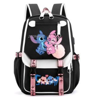 Backpack Student School Bag Fashion Backpack Usb Computer Bag Large Capacity Burden Reduction School Bag