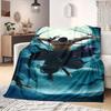 Roronoa Zoro Print Blanket Warm Comfortable Flannel Blanket Suitable for Bedrooms,Sofas, Beds,Chairs,Travel -QIAO123