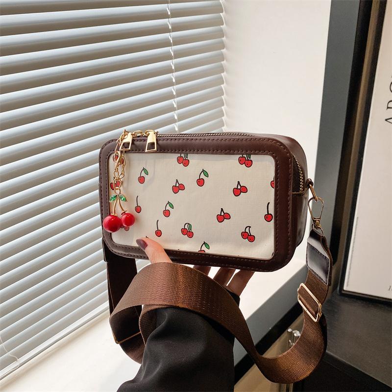 Summer New Stylish Small Square Bag Fashionable Simple Style Casual Crossbody Shoulder Bag Square Handbag Purse