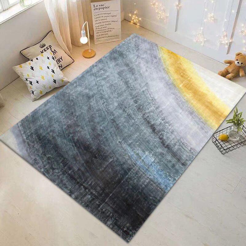 Modern Simple Carpet Living Room Decoration Light Luxury Rug Soft Non-slip Children's Bedroom Rugs Customized Coffee Tables Mat