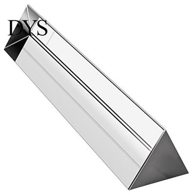 Triangular Optical Glass Prism Refractor Light Spectrum Physics Teaching Toy