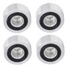 4Pcs Lautsprecher Dämpfung Füße Aluminium Legierung Plattenspieler Isolation Plattform für CD-Player