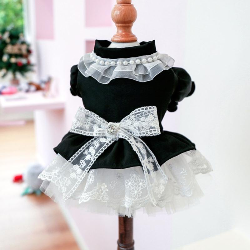 Dog Princess Dress Dog Dresses Velvets Dog Tutuu Dress Dog Costume Pet Dresses Dog Clothing Dog Bows Dress Puppies Dress