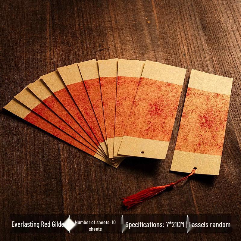 Handmade Chinese Xuan Paper Bookmarks for Painting and Calligraphy