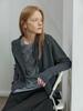Women's Hooded Double Zipper Wool Cardigan - Thick, Long Sleeve, Pocketed Sweater Coat