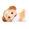 Cute Fluffy Animal Pendant Soft Fluffy Baby Face Cat Tiger Rabbit Panda Puppy Key Ring for Backpack Keys Stress Relief Gift Accessory