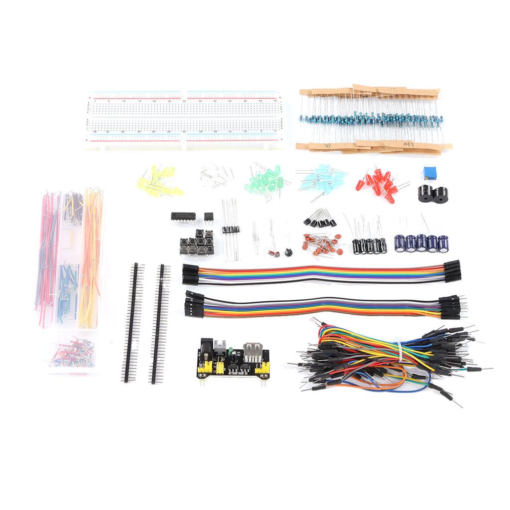 Kit electronică Starter Fun Sortiment Dezvoltare Componentă cu 830 de găuri Breadboard pentru R3