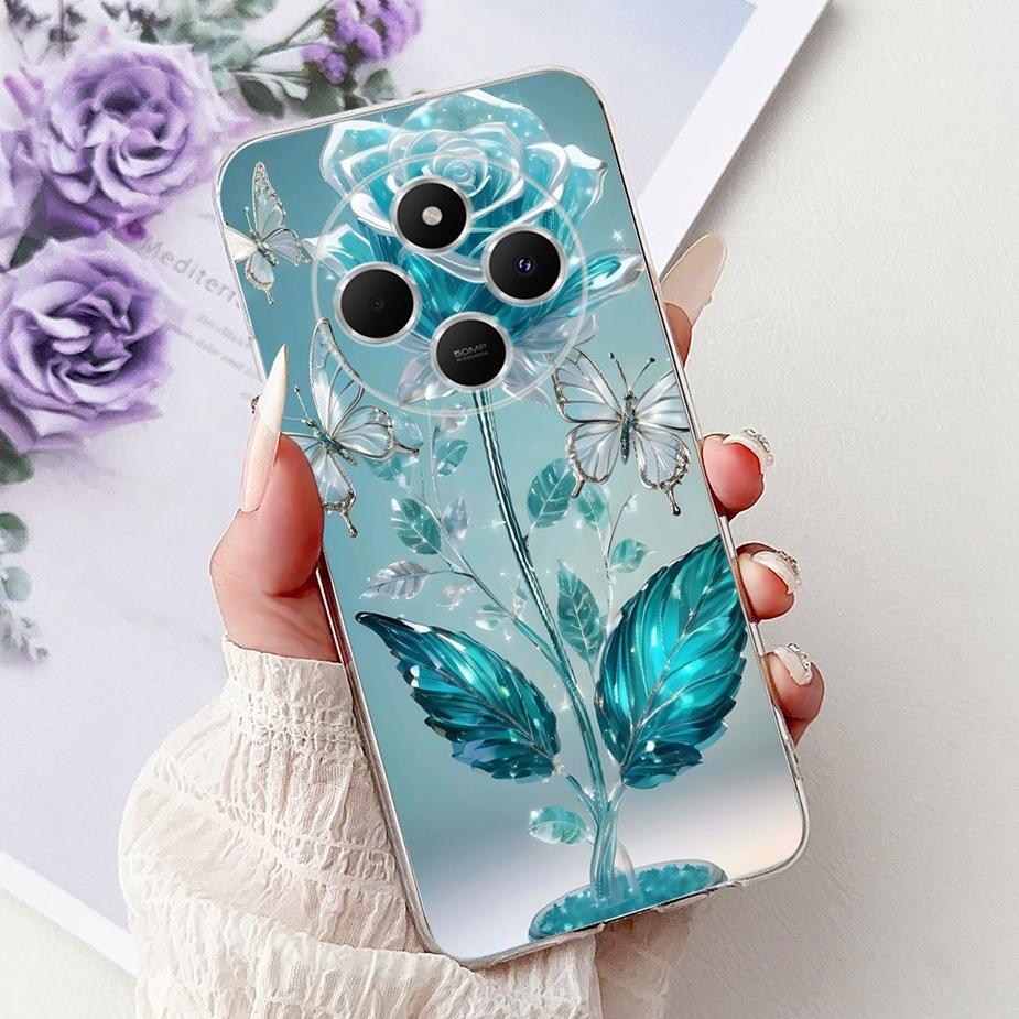 For Xiaomi Redmi 14C Case PocoC75 Lucky Fish Cute Cat Pattern Cover Soft Slim Phone Case For Xiaomi Poco C75 C 75 Redmi14C Shell